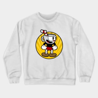 cuphead circle Crewneck Sweatshirt